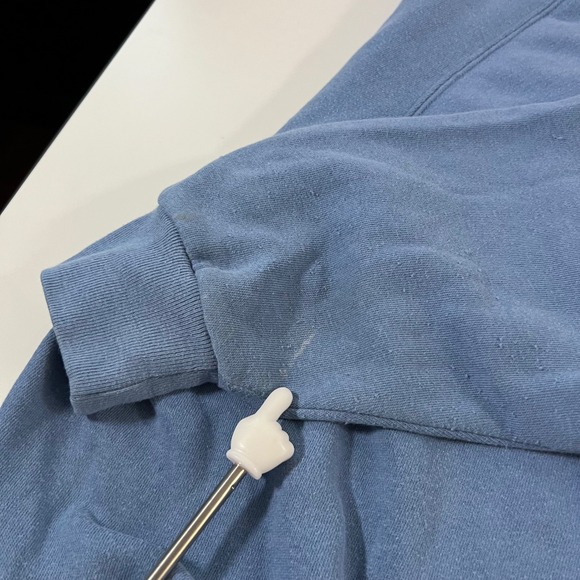 MC Sportswear Beary Special Grandma Crewneck Sweatshirt Blue XL Embroidered FLAW - Picture 8 of 8